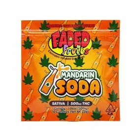 faded fruits mandarin soda gummy