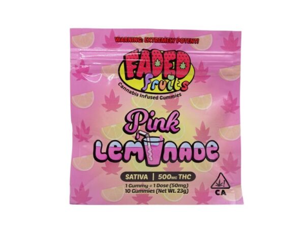 faded fruits pink lemonade gummies faded fruits pink lemonade gummies
